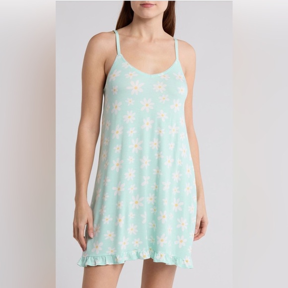 Honeydew Intimates Daisy Pretty
Jersey Chemise Nightgown NWT L MINT Green - Picture 1 of 4